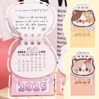 ราคา [ ที่โดดเด่น ] 2025 ปฏิทินตั้งโต๊ะคิตตี้คอยล์ - เครื่องประดับตั้งโต๊ะ - สมุดจดบันทึกขนาดเล็ก - สมุดพกพาการ์ตูน - เครื่องเขียนโรงเรียนสํานักงาน - ปฏิทินกราฟฟิตีนักเร (26422170647)