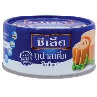 ราคา ซีเล็คทูน่าสเต็กในน้ำแร่ 165กรัม Sealect Steak Tuna in Spring Water 165g. [หมายเลขบาร์โค้ด 8852021230018 ] (50210296062)