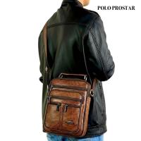 ราคา POLO PROSTAR กระเป๋าสะพายไหล่หนังผู้ชาย 10 นิ้ว (54659412645)