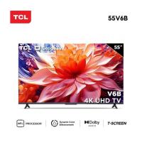 ราคา TV TCL 55นิ้ว LED 4K UHD Google TV รองรับ WiFi รุ่น 55V6B (27309126882)
