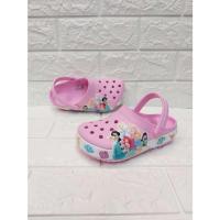 ราคา Crocs Kids Fun Lab New Princess รองเท้าแตะยางกันลื่น - สีชมพู (26104236926)