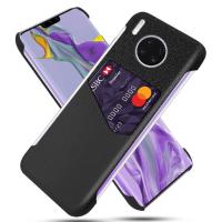 ราคา Huawei Mate 30 Pro Mate 20 Lite Mate 20X 10 Pro 9 หรูหราหนังช่องใส่การ์ดกันกระแทกกระเป๋าสตางค์ธุรกิจ Hybrid Slim Case Cover (42266290954)