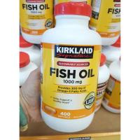 ราคา **ไม่แท้คืนเงิน*Exp.05/2023 Kirkland Fish Oil 400 เม็ด #ฟิชออย เคิร์กแลนด์ #KirklandFishOil (8120329308)
