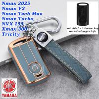 ราคา เคสรีโมทกุญแจ YAMAHA Nmax 2026 2025 Tricity Nmax V3 Nmax TechMax Nmax Turbo NVX 155 Xmax 300 วัสดุ tpu ปลอกกุญแจพวงกุญแจ (41921222894)