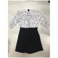 ราคา จั๊มสูทขาสั้นแขนระบาย (1485166991)