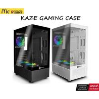 ราคา CASE (มีพัดลมRGB 3 ตัว) NEOLUTION Kaze Gaming Case - ATX เคสกระจก RGB ของแท้ศูนย์ไทย (42669928620)