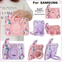 ราคา เคส360องศาหมุนวงเล็บ สําหรับ Samsung Galaxy Tab A 8.0 นิ้ว (2019) SM-T290 T295 T297 แท็บเล็ตปลอก มือถือแบบพกพาจับเด็กลายการ์ตูนเคส ลิโคนอ่อนนุ่มพร้อมช่องดินสอกัน (26333114567)