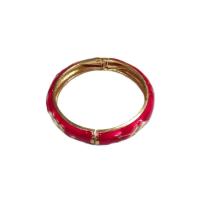 ราคา TANITTgemsกำไลข้อมือEnamelสีดำลายดอกไม้ - Black#1198 (453218865)