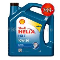 ราคา น้ำมันเครื่อง ดีเซล SHELL เชลล์ เฮลิกส์ HX7 ดีเซล 10W-30 ขนาด 6L+1L (1915778781)