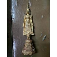 ราคา พระบูชารัตนปางเปิดโลกพิมพ์ยืน ความสูง 14 นิ้ว ก้นดินไทย (57156784745)