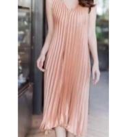 ราคา ชุดคลุมท้องอัดพลีท สี navy/pink gold (26359176833)
