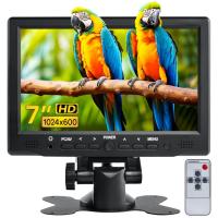 ราคา หน้าจอมอนิเตอร์ ขนาดเล็ก 7 นิ้ว TFT LCD 1024X600 HDMI VGA แบบพกพา สําหรับ PC TV กล้องเกมมิ่ง Raspberry PI (22583149119)