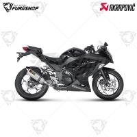 ราคา Akrapovic Slip on For : Kawasaki Ninja 250-300 13-17 , Z250 13-17 , Z300 15-17 (57409915922)