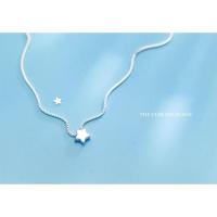 ราคา สร้อยคอดาว ⭐ สร้อยเงินแท้จี้ดาว สร้อยคอมินิมอล จี้ดาวเดือน minimal little star (6651342502)
