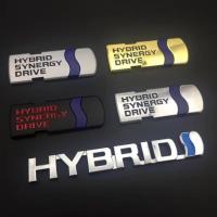 ราคา 3D โลหะสีดํา Chrome HYBRID Synergy ไดรฟ์โลโก้สัญลักษณ์รถ Fender Badge Trunk Decal สําหรับ Toyota Camry Auto สติกเกอร์อุป (54159741404)