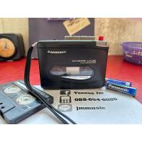 ราคา Panasonic RQ-L400 เครื่องเล่นเทปเเบบพกพาลำโพงในตัว ใช้งานได้เต็มระบบ [กลับม้วนอัตโนมัติ] [Made in Japan] (26327140049)