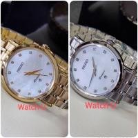 ราคา นาฬิกาข้อมือ ผู้หญิง SEIKO Premier Diamond Sapphire Quartz รุ่น SXB434P1 SXB434P SXB434 / SXB433P1 SXB433P SXB433 (2512501298)