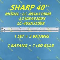 ราคา ใหม่ 3 ชิ้น/เซ็ต LC-40SA5100M / LC-40SA5200X / LC-40SA5500X SHARP 40" LED TV BACLKLIGHT LC-40SA5100 LC40SA5200 LC-40SA5500 (53807039091)