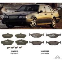 ราคา ผ้าเบรค หน้า / หลัง Volvo 460 ( 1988 - 1996 ) : TRW GDB812 / GDB1068 (49402703345)