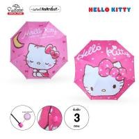 ราคา ร่มพับ 3 ตอน ลายฮาโหลคิตตี้ / HELLO KITTY มี UVสีดำ กันแดด ด้ามจับคิตตี้ ลิขสิทธิ์แท้ 100 % (11984053594)
