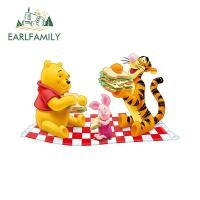 ราคา EARLFAMILY Winnie The Pooh สติกเกอร์รถ Occlusion Scratch Caravan กระจก PVC Decal บุคลิกภาพกันน้ํารถประตู Protector (41627597809)