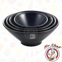 ราคา Mr.Chef [พร้อมส่ง] ชามเกาหลีเมลามีน ลาย ชามเมลามีน ขนาด 14, 16, 17.5, 20 cm ชามราเมง ชามก๋วยเตี๋ยว ชามแบ่ง เมลามีน สีดำ (22328807273)