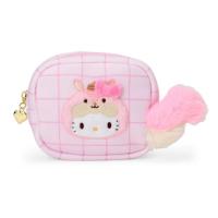 ราคา [ส่งตรงจากญี่ปุ่น] กระเป๋าใส่ของ Hello Kitty Pouch Risu Mofumofu กระเป๋าเครื่องสำอาง คิตตี้ ลายกระรอก Makeup Bag ลิขสิทธิ์แท้ ซานริโอ้ Sanrio (54059705902)