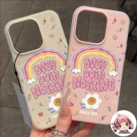 ราคา ส่งจากไทย เคสไอโฟน15 ลายดอกไม้สายรุ้ง น่ารัก เคสด้านครอบสองชั้นสีสัน For IPhone13 11 12 14PLUS 6/7/8 15 16ProMAX X XS XR (41458462292)
