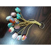 ราคา พวงกุญแจผ้าดอกทิวลิป งานฝีมือ มือหนึ่ง งานดี (23965217996)