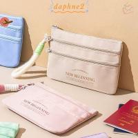 ราคา DAPHNES กระเป๋าเก็บ ID, กระเป๋าบัตรประจําตัวกันน้ําแบบพกพา, กระเป๋าใส่บัตรผ้าสามชั้นอเนกประสงค์กระเป๋าถืออุปกรณ์เสริมสําหรับเดินทาง (56555197717)