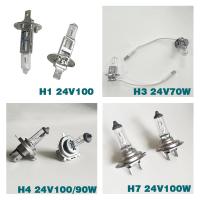 ราคา ไฟหน้าหลอดไฟฮาโลเจน H1 H3 H4 H7 24V 70W 100W อะไหล่รถยนต์ P43t (42275976300)
