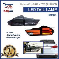ราคา RUNNING LED TAIL LAMP สําหรับ HONDA CITY 2014-2019 (AUDI V3 SPEC) / HONDA CITY (2014-2019) LED TAIL LAMP (2 ชิ้น) (43029789644)