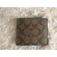 ราคา Coach F66551 ID Billfold Wallet In Signature Canvas กระเป๋าสตางค์