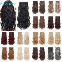 ราคา ฟซู 6ชิ้น/เซ็ตต่อผมสังเคราะห์,16คลิป20นิ้วยาวคลิปบนแฮร์พีช,เต็มหัวไม่มีรอยต่อที่มองไม่เห็นธรรมชาติหยิกหยักผมหนาทุกวันพรรค (40830590310)