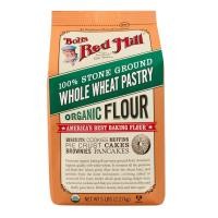 ราคา Bob's Red Mill Whole Wheat Pastry Organic Flour 2.27kg.บ๊อบส์เรดมิลล์แป้งโฮลวีตเพสตรี้ออร์แกนิก Biscuits Cakes Muffins (25882302938)