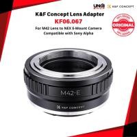 ราคา เลนส์อะแดปเตอร์เมาท์แนวคิด K&F M42 ถึง NEX E-Mount Camera เข้ากันได้กับ Sony Alpha (58052558156)