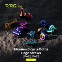 ราคา RRSKIT M5*10 Titanium Alloy Ultralight 3g Bicycle Water Bottle Holder Screws Bike Kettle Holder Wea (56356802467)
