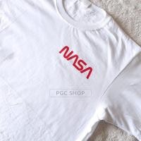 ราคา NASA Shirt astronaut Minimalist Nasa logo Tshirt custom unisex T shirt for men and women NASA S-5XL (20494781529)