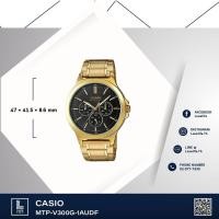 ราคา นาฬิกาข้อมือ Casio รุ่น MTP-V300G-1AUDF Standard นาฬิกาผู้ชาย สายสแตนเลสส (Black) (440562743)