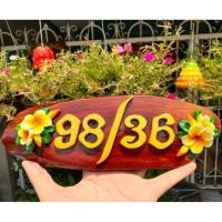 ราคา ป้ายบ้านเลขที่จากแก่นไม้มงคล (2290003909)