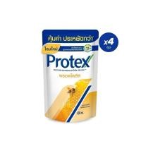 ราคา ครีมอาบน้ำ โพรเทคส์ ถุงเติม 400 มล. 4 ถุง Protex Liquid Soap Refill 400ml x4 ผลิตภัณฑ์อาบน้ำ , ถุงเติมครีมอาบน้ำ (26884794016)