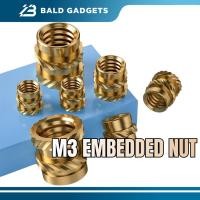 ราคา M3 น็อตใส่เกลียวแบบฝัง – ตัวยึดทองเหลืองที่ผ่านการรับรอง RoHS สําหรับการพิมพ์ 3D, ชุดพลาสติกและไม้ (46900861775)