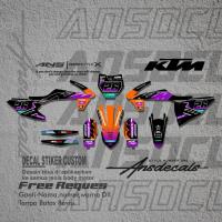 ราคา DECAL KTM 85/KTM 250 FULL BODY สติ๊กเกอร์มอเตอร์ไซค์ KTM 85/250 ฟรี REQUEST (54155833543)