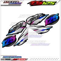 ราคา SUZUKI TS 125 VARIATION STRIPING/ SUZUKI TS 125 MOTORCYCLE VARIATION STICKER LIST (27594631291)