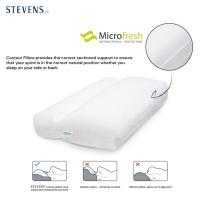 ราคา STEVENS หมอนหนุน HEALTH ANTIBACTERIA CONTOUR PILLOW (25126199060)