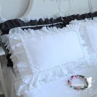 ราคา พร้อมส่ง ปลอกหมอน หมอนสไตล์เจ้าหญิงเกาหลี ปลอกหมอน 48*74ซม (19′′*29′′) ปลอกหมอนสีขาว ปลอกหมอนสีทึบ ปลอกหมอนลูกไม้ลูกไ (10879790827)