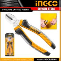 ราคา INGCO HDCP08168 คีมตัดปากเฉียง ด้ามหุ้มยาง 6 นิ้ว (160 มม.) Diagonal Cutting Pliers 6" (160 mm) (9166137288)