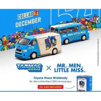 ราคา Tarmac Works, Toyota Hiace Widebody Van "Mr. Men Little Miss 50th Anniversary" (1971-2021) w/OIL CAN 1/64 Diecast (18191212936)
