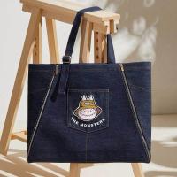 ราคา POPMART พร้อมส่ง THE MONSTERS FALL IN WILD SERIES-Denim Apron Bag-กระเป๋าผ้าสะพายข้าง ลาบูบู้ (42607029947)