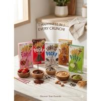 ราคา Pocky ป๊อกกี้ ขนมบิสกิตชนิดแท่ง แบบแพ็ค( 10 กล่อง) (41729254059)